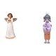 thumbnail image 1 of Figura de geisha querubín de resina, estatua decorativa de interior, escultura con paloma, muñeca de kimono japonés para sala de estar, dormitorio, re, 1 of 8