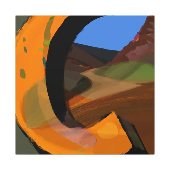 Majestic Mountain Vista - Canvas