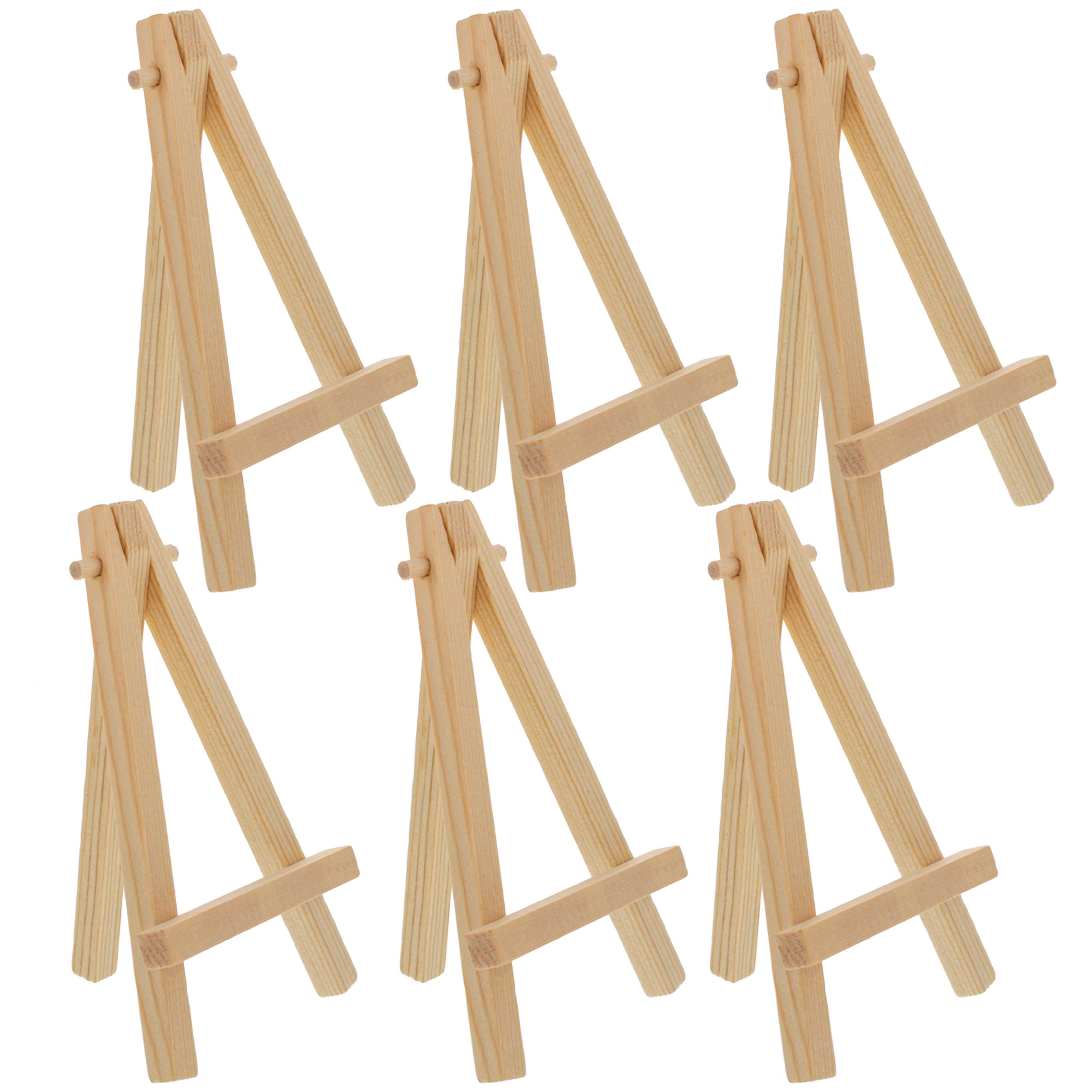 1-10X Small 9" Wood Table Top Painting Easel Display Stand Kids Drawing Party 