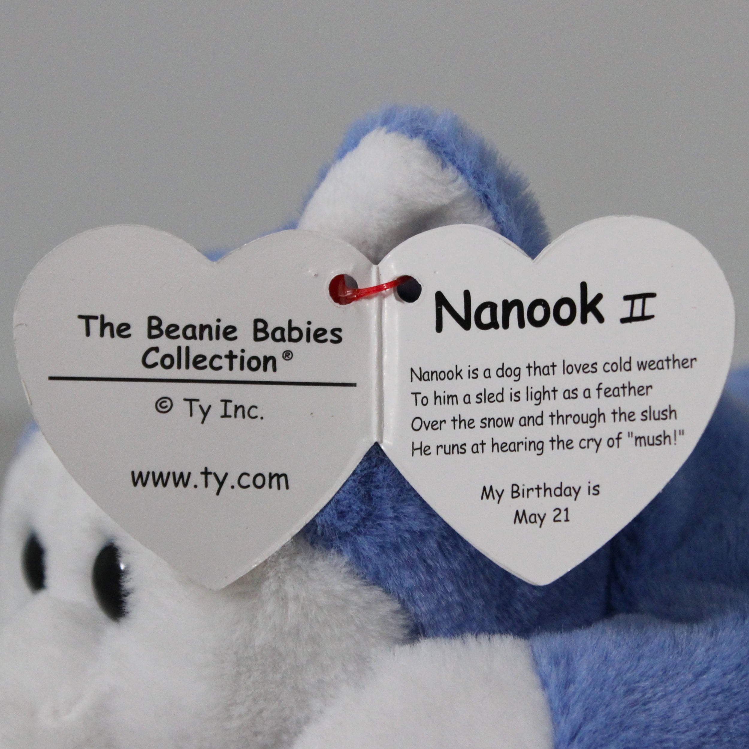Ty Beanie Baby - Nanook II the Husky – 30th Anniversary - Stuffed