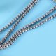 thumbnail image 5 of EeaseMX Collar de acero de titanio para hombre, colgante de corazón a la moda, con forma de órgano humano, joyería para adultos (plata 1168, tamaño grande, cadena cuadrada de 4 x 60 cm), 5 of 7