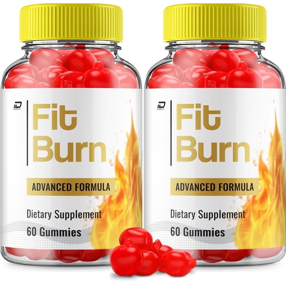 Fit Burn ACV Gummies Supplement – FitBurn ACV Gummy Apple Cider Vinegar 1000MG, 2 Pack, 120 Gummies