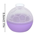 thumbnail image 3 of Soccer Ball Ice Mold, Silicone Freezer Chilling Maker With Smooth Easy Release Design, Reusable Football Shaped Drink Mold for Cocktails Whiskey Juice Soda Frozen Treats Summer Parties and Home Bar, 3 of 6