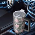 thumbnail image 6 of 40oz Pioneer Flower Floral Print Pattern Insulated Tumbler with Handle, BPA-Free Leak Proof Lid and Straws, Double Wall Vacuum, Hot 12h/Cold 34h, 6 of 6