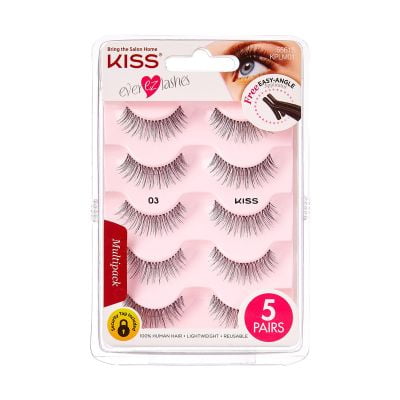Kiss Products No. 03 Ever EZ Lashes, 10 unidades (el embalaje puede variar)