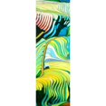 thumbnail image 3 of Atelier B Art Studio 10x24 Black Modern Framed Museum Art Print Titled - Terraced Rice Fiedls to Vietnam, 3 of 5