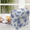 thumbnail image 3 of Floral Stand Mixer Cover, Rhythmic Abstract Blue Peonies Blossom Watercolor Pattern on Plain Background, Kitchen Appliance Organizer Bag Cover with Pockets, 5 Quarts, Violet Blue White, by Ambesonne, 3 of 4