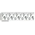 thumbnail image 2 of Ambesonne Floral Fabric by the Yard Upholstery, Greyscale Watercolor Flowers, 5 Yards, Grey Pale Grey White, 2 of 4