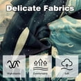 thumbnail image 3 of Whale Patterns - Set of 2, Available in 16x16, 18x18, and 20x20 Inches for Various Occasions, Sofa, Bed, Chair - Includes Pillow Inserts, Cushion Covers, Decorative Pillows, 3 of 6