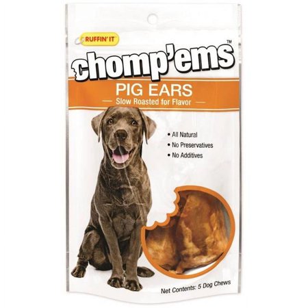 UPC: 0076158051928 | Rhode Island Textile 4766770 Chews Pig Ear Treat Pack of 5
