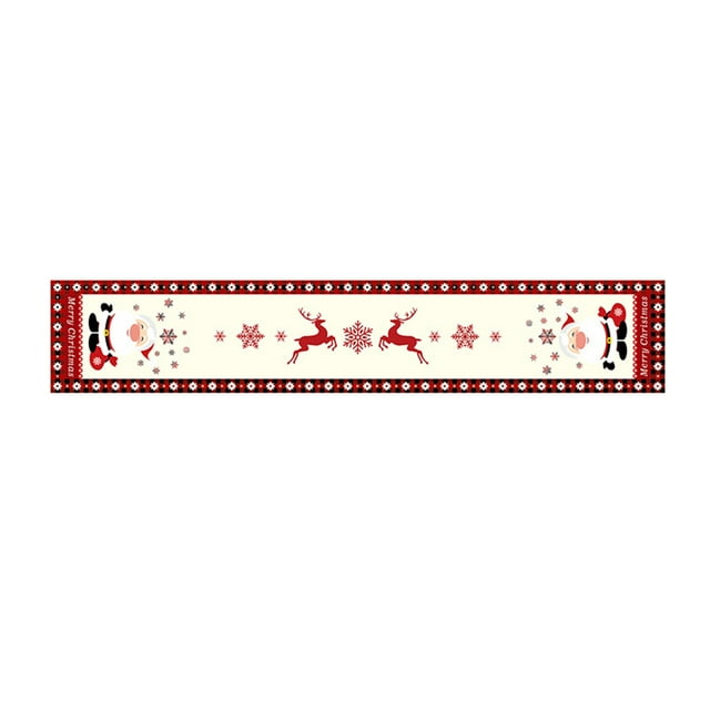 Toystoory Camino de navideño con diseño floral festivo, una elegante adición a la navideña que añade encanto festivo y calidez. Mostrada B01