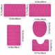 thumbnail image 3 of Juego de 5 Alfombrillas de Baño de Espuma | Alfombras de Baño Ultrasuaves y Antideslizantes | Lavables a Máquina, de Secado Rápido, Absorbentes de Agua | 40,6 X 60,9 Cm, 40,6 X 50,8 Cm, 38,1 X 43,2 C, 3 of 6