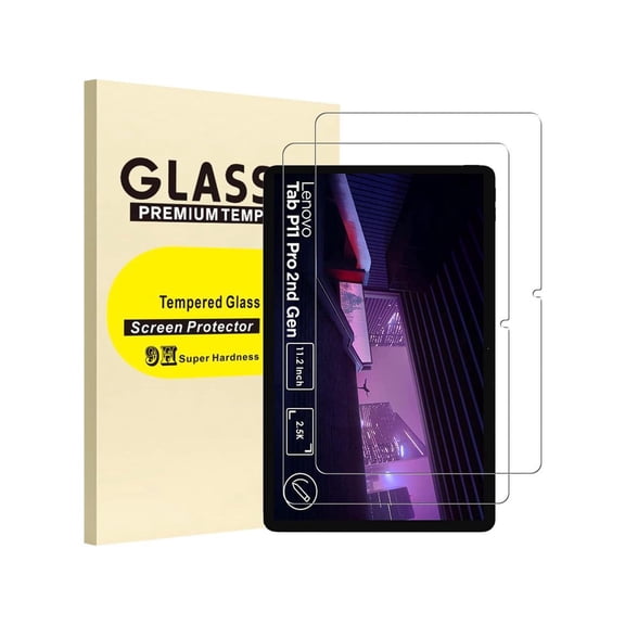 [2-Pack] Screen Protector for Lenovo Tab P11 Pro Gen 2 / Lenovo Pad Pro 2022 11.2 inch Tempered Glass Screen Protector Film, S Pen Compatible, Anti-Fingerprint, Anti-Scratch