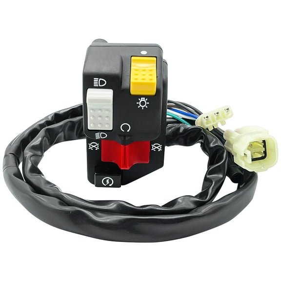 MATI Left Handlebar Switch Start Kill Stop Headlight for Honda TRX250 TRX250EX Sportrax 250 EX 2006-2007