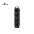thumbnail image 3 of Uxcell Ball Point Set Screws, M5 x 20mm High Carbon Steel Metric Spring Hex Socket Grub Screw 5 Pack, 3 of 7