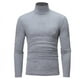 thumbnail image 3 of Camiseta interior de hombre, camiseta de manga larga, otoño invierno, cuello medio alto, color sólido, cuerpo ajustado con versión coreana de estilo extranjero, 3 of 5