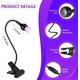 thumbnail image 2 of Lámpara de curado ultravioleta LED, lámpara de uñas LED con cuello de cisne y accesorios de abrazadera para uñas de gel Gel de reparación móvil x puntas de uñas ER, 2 of 5