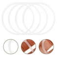thumbnail image 4 of HERFIER 4pcs Replacement Lid Seals Rings O Shaped Resealable Lid Gaskets Tumblers Lid Sealing Rings 2.67x2.67x0.08in, 4 of 8
