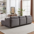 thumbnail image 3 of Modern Corduroy Combo Sofa with USB & C Charging, 106" for Multi-Spaces, 3 of 11