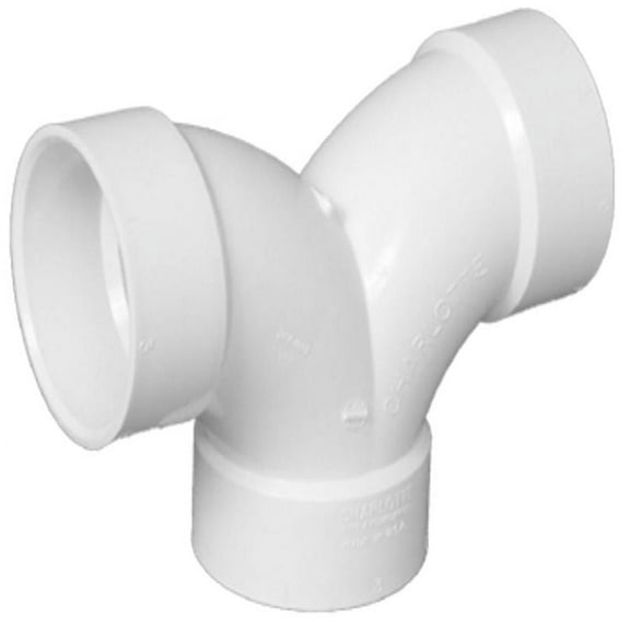3" (DWV) PVC Double Elbow