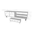 thumbnail image 5 of Nexera Slim TV Stand with 4 Doors for TVs up to 80 in., Black, 5 of 6