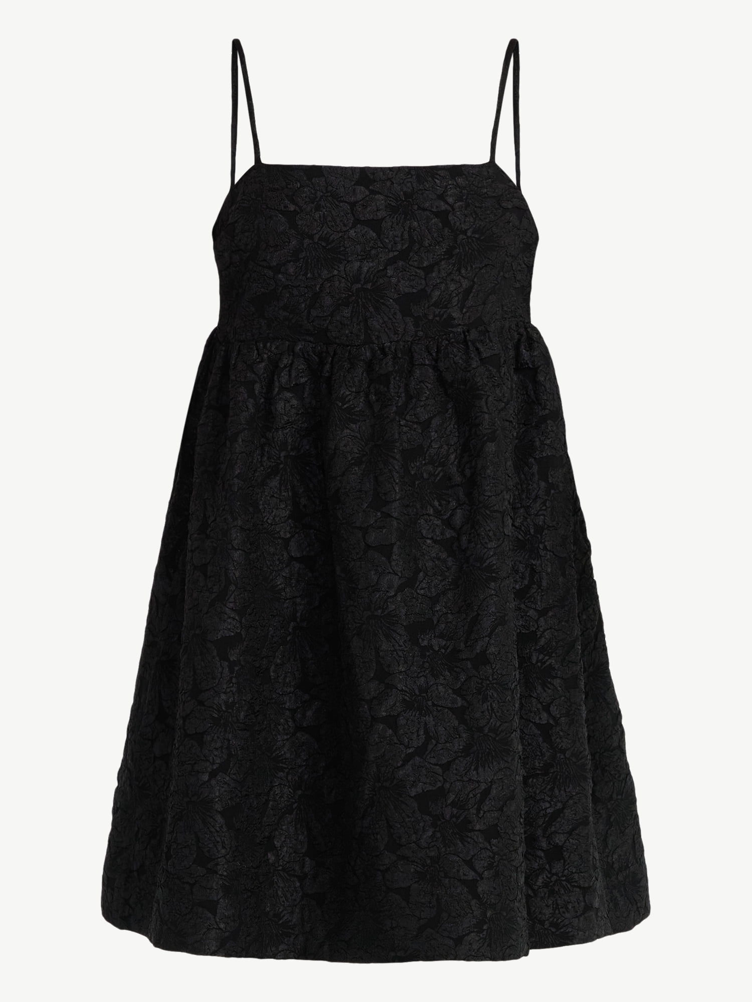 Free Assembly Women's and Women's Plus Sleeveless Lace Babydoll Dress with Pockets, Size XS-4X