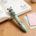 thumbnail image 6 of 10-in-1 Multicolor Ballpoint Pen,Retractable Cartoon Decoration for College Office Daily Use Term Begin Gifts,Green, 6 of 7