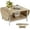Oak, variant on Folding Coffee Tables for Living Room 2-Tier Extended Coffee Table with Storage Vintage Farmhouse Center Table for Large or Small Spaces, Foldable