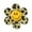 Leopard Print, variant on 20pcs Flower Happy Face Charms Acrylic Big Pendants 55mm for Keychain Jewelry-Tartan - Lilac