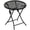Black Folding, variant on TeoKJ Folding Patio Side Table, All-Weather Polywood & Metal Outdoor Side Table, Rust-Resistant, Black
