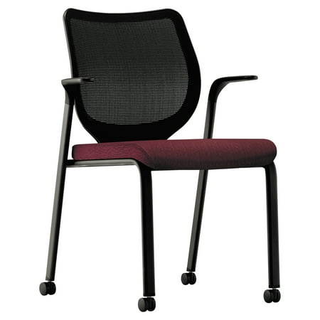 UPC 020459415958 product image for HON Nucleus Series Multipurpose Chair, Black ilira-stretch M4 Back, Wine Seat, B | upcitemdb.com