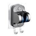 thumbnail image 3 of No-punch Shower Head Bracket With Hook Adjustable Shower Base Holder, 3 of 9