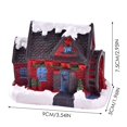 thumbnail image 2 of Christmas Resin LED Lighted Christmas Village For Christmas Tree Home Table Decoration Christmas Decorations Chicken Ornament Strength Ornament My Second Christmas Ornament Ornament Set with Topper, 2 of 3