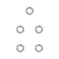 thumbnail image 1 of Eigraketly 1 Uds. Llave para pezón de radios de bicicleta, llave para llanta de rueda de 8 vías, herramienta de reparación de acero inoxidable, accesorio Type2 NO2 Eigraketly CBP123998, 1 of 4