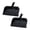 Black, variant on Superio Wide Plastic Dustpan with Comb - 16" Wide, Rubber Lip, Broom Handle Clip, White