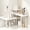 White, variant on 3-Tier Rotatable Countertop Corner Shelf, Engineered Wood Tiered Storage Organizer with Metal Legs