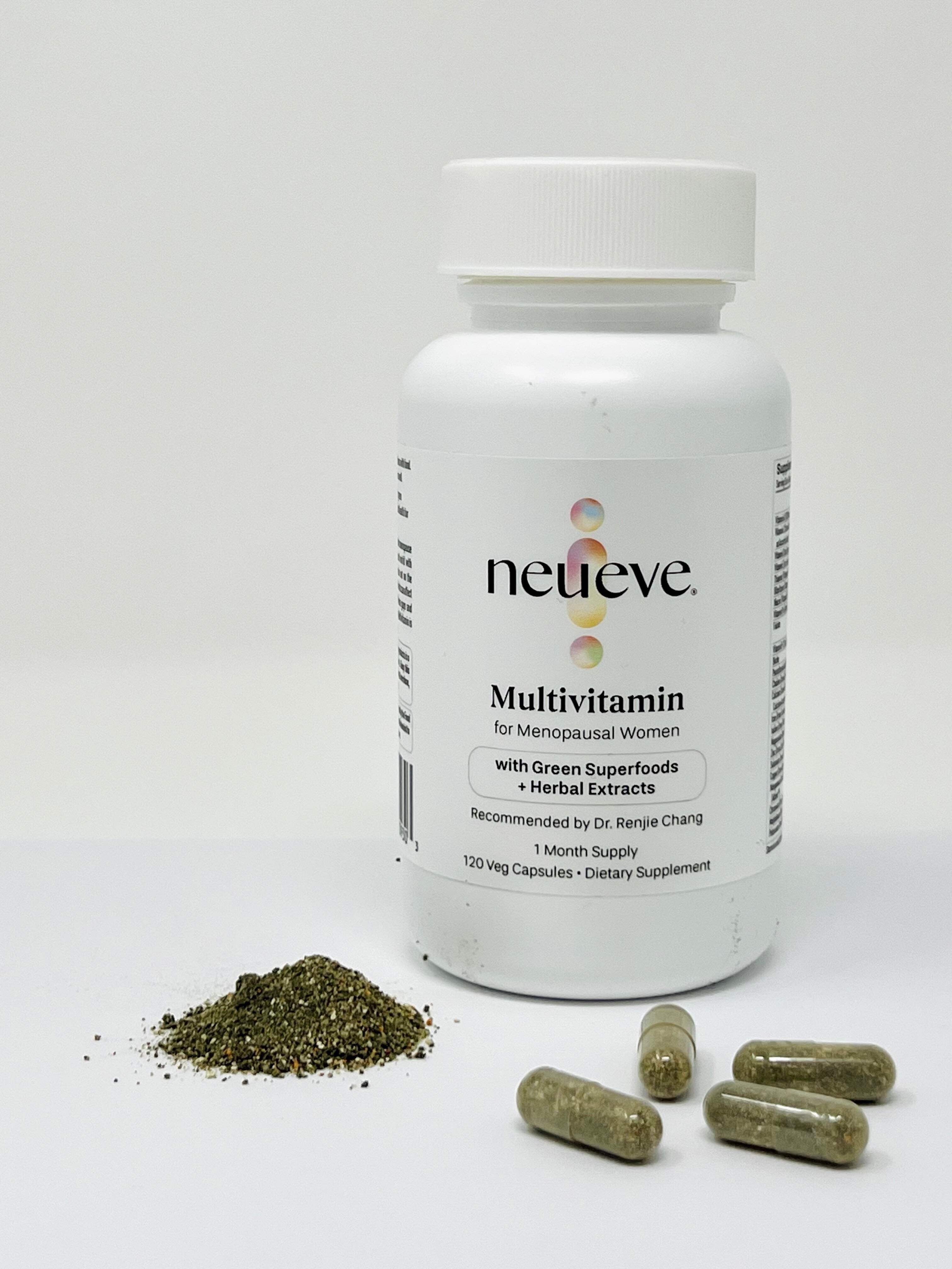 NeuEve Multivitamin for Menopausal Women with Green Superfoods & Herbal Extracts, 120 Capsules