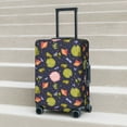 thumbnail image 4 of Cauagu Frog And Flowers Print Travel Luggage Cover,Travel Dust-proof Suitcase Cover Softside Suitcase Protector for 18-32inch,Not Included Suitcase, 4 of 8
