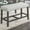 Gray#06, variant on Dining Benches Dafne Walnut Oak Dining Bench in Light Gray Fabric with Tufting,Wooden Dining Benches