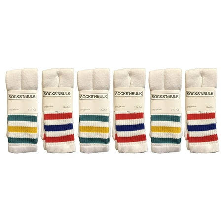 

Yacht & Smith Kids & Children s Cotton Tube Socks Wholesale Bulk Pack Referee Style by SOCKS NBULK