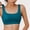 Navy, variant on Plus Size Bra, Plunge V Neck Wirefree Bra Soft Comfy Wirefree Front Closure Lightweight Deep V Bra Full Coverage Supportive Bra Bust Shaping Wirefree Bra Thin Underwear, Black