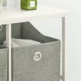 thumbnail image 4 of SoBuy BZR57-W, Bathroom Storage Laundry Cabinet With 2 Removable Laundry Baskets, 4 of 7