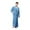 Light blue, variant on fheaev Robes For Women Classic Unisex Premium Cotton Night Gown Bathrobe Luxury Plush Long Terry Cloth Household Clothes Flannel Bathrobe Long Pajamas With Pocket Belts