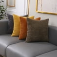 thumbnail image 4 of Yidarto Multicolor corduroy hold stripe cushion sofa waist pillowcase, 4 of 6