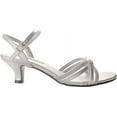 thumbnail image 2 of Benjamin Walk 896WO_08. 0 Melanie Wide Shoes in Silver Metallic - Size 8, 2 of 7