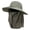 Army Green, variant on Jamicy Sunhat for Women Men Sunscreen Outdoor Upf50 Mesh Sun Hat Wide Brim Fishing Hat with Neck Flap Sun Hat for Men Women