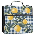 thumbnail image 5 of FORMRS Zipper Binder with Shoulder Strap 2-inch Ring 500 Sheet Capacity File Bag, Retro Beige Lemon, 5 of 5