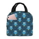 thumbnail image 1 of Disketp Blue Owl Bolsa Térmica para Almuerzo para Hombre y Mujer, Ideal para Trabajo, Senderismo y Picnic, 1 of 8