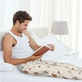 thumbnail image 5 of Naloa Cute Squirrel Pajama Pants Men, PJ Bottoms, Sleep & Lounge Pants-Medium, 5 of 6
