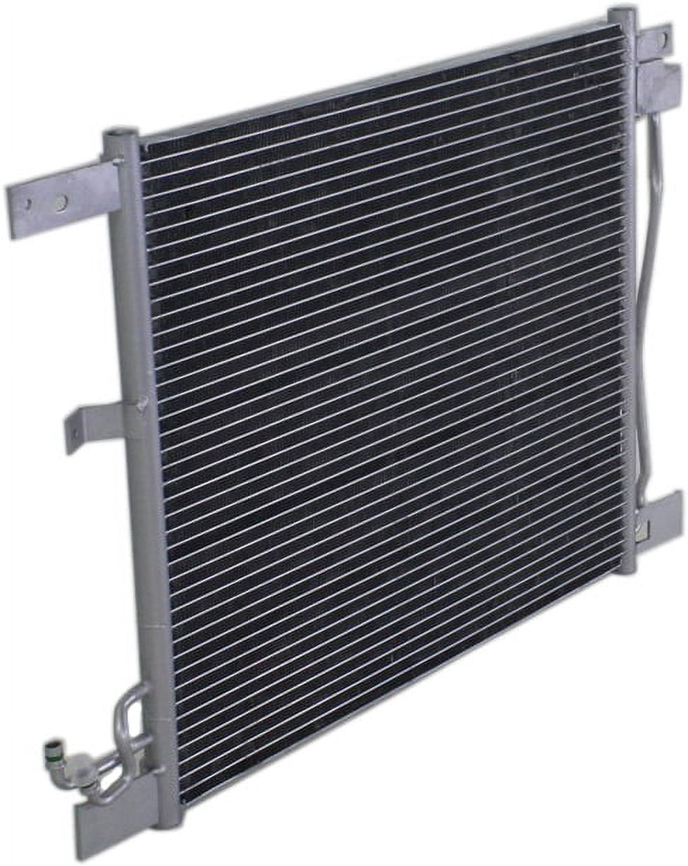 A/C Condenser Compatible with 2004-2007 Buick Rainier, 2002-2009 Chevrolet Trailblazer, 2002-2009 GMC Envoy, 2003-2008 Isuzu Ascender Aluminum Core